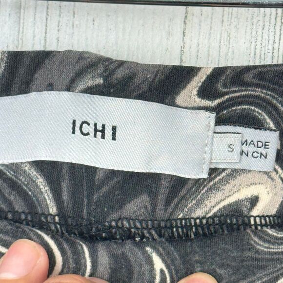 Ichi Power Epic Lux Printed black cream leggings size small - Picture 7 of 11